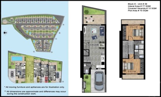 2 And 3 Bedroom Maisonettes In Pareklisia
