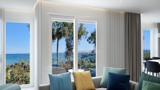 3 Bedroom Beach Front Apartment In Agios Tychonas Tourist Area, Limassol