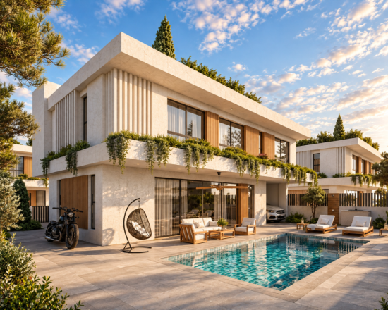 3 And 4 Bedroom Villas In Kapparis